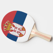 Raquette De Ping Pong Drapeau de l'État serbe (Côté)