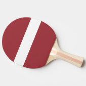 Raquette De Ping Pong Drapeau de Lettonie Ping Pong Paddle (Côté)