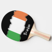 Raquette De Ping Pong Drapeau de l'Irlande (Côté)