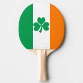 Raquette De Ping Pong Drapeau de l'Irlande Shamrock (Devant)