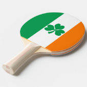Raquette De Ping Pong Drapeau de l'Irlande Shamrock (Devant Angle)