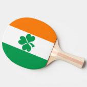 Raquette De Ping Pong Drapeau de l'Irlande Shamrock (Côté)