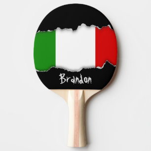 Raquette De Ping Pong Drapeau de l'Italie