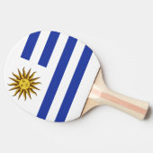Raquette De Ping Pong drapeau de l'Uruguay (Côté)