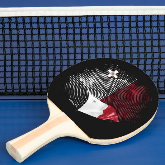 Raquette De Ping Pong Drapeau de Malte (Insitu)
