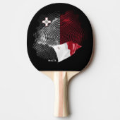 Raquette De Ping Pong Drapeau de Malte (Devant)