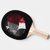 Raquette De Ping Pong Drapeau de Malte (Côté)
