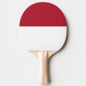 Raquette De Ping Pong Drapeau de Monaco (Devant)