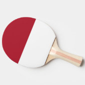 Raquette De Ping Pong Drapeau de Monaco (Côté)