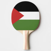 Raquette De Ping Pong Drapeau de Palestine (Devant)