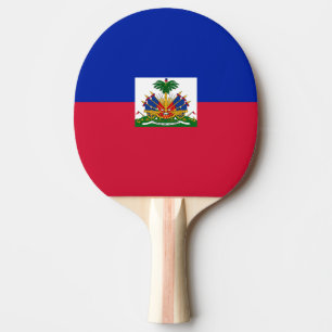Raquette De Ping Pong Drapeau de palette de ping-pong du Haïti