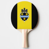 Raquette De Ping Pong Drapeau de Pittsburgh, Pennsylvanie Ping Pong Padd (Devant)
