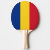 Raquette De Ping Pong Drapeau de Roumanie (Devant)