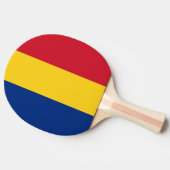 Raquette De Ping Pong Drapeau de Roumanie (Côté)