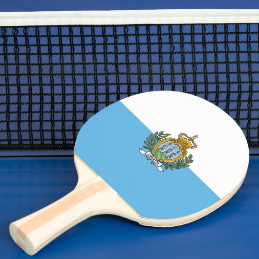 Raquette De Ping Pong Drapeau de Saint-Marin (Insitu)