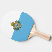 Raquette De Ping Pong Drapeau de Saint-Marin (Côté)