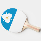 Raquette De Ping Pong Drapeau de Salt Lake City, Utah (Côté)