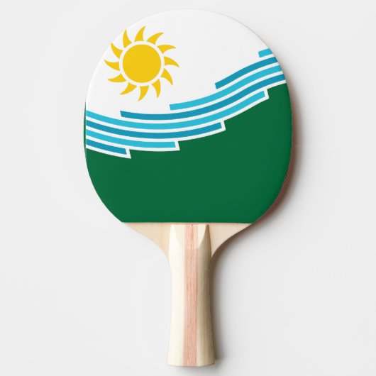 Raquette De Ping Pong Drapeau de Spokane, Washington (Devant)