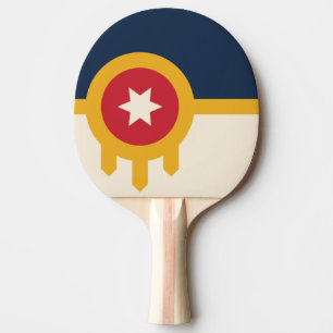 Raquette De Ping Pong Drapeau de Tulsa, Oklahoma