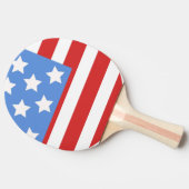 Raquette De Ping Pong Drapeau des Etats-Unis (Côté)