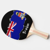 Raquette De Ping Pong Drapeau des îles Caïmans (Côté)
