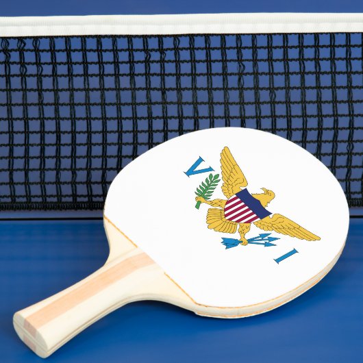 Raquette De Ping Pong Drapeau des îles Vierges américaines (Insitu)