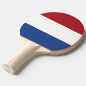 Raquette De Ping Pong Drapeau des Pays-Bas (Devant Angle)