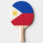 Raquette De Ping Pong drapeau des Philippines (Devant)