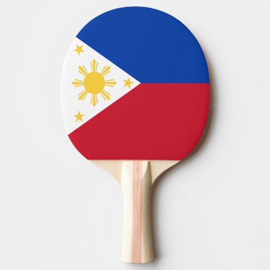 Raquette De Ping Pong drapeau des Philippines (Devant)