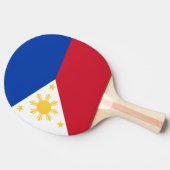 Raquette De Ping Pong drapeau des Philippines (Côté)