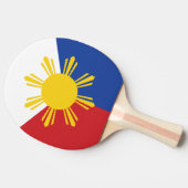 Raquette De Ping Pong Drapeau des Philippines (Côté)