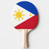 Raquette De Ping Pong Drapeau des Philippines (Devant)