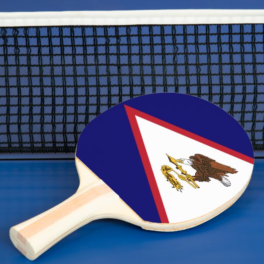 Raquette De Ping Pong Drapeau des Samoa américaines (Insitu)