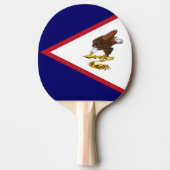 Raquette De Ping Pong Drapeau des Samoa américaines (Devant)