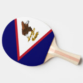 Raquette De Ping Pong Drapeau des Samoa américaines (Côté)