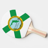 Raquette De Ping Pong Drapeau d'Hollywood, Floride (Côté)