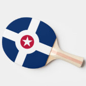 Raquette De Ping Pong Drapeau d'Indianapolis, Indiana Ping-Pong Paddle (Côté)