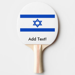 Raquette De Ping Pong Drapeau d'Israël