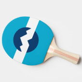 Raquette De Ping Pong Drapeau d'Ogden, Utah (Côté)