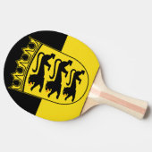 Raquette De Ping Pong Drapeau du Bade-Wurtemberg Ping-Pong (Côté)