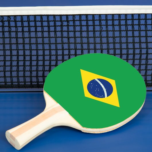 Raquette De Ping Pong Drapeau du Brésil (Insitu)