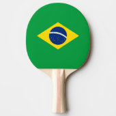 Raquette De Ping Pong Drapeau du Brésil (Devant)