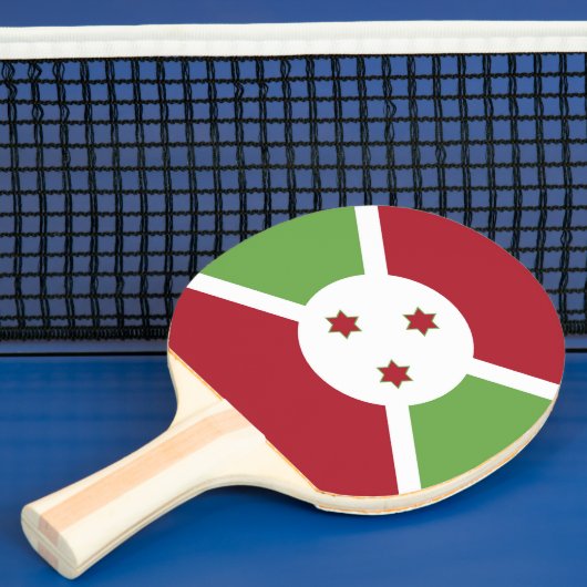 Raquette De Ping Pong Drapeau du Burundi (Insitu)