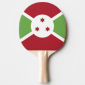 Raquette De Ping Pong Drapeau du Burundi (Devant)