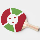 Raquette De Ping Pong Drapeau du Burundi (Côté)