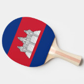 Raquette De Ping Pong drapeau du Cambodge (Côté)