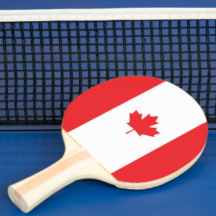 Raquette De Ping Pong Drapeau du Canada