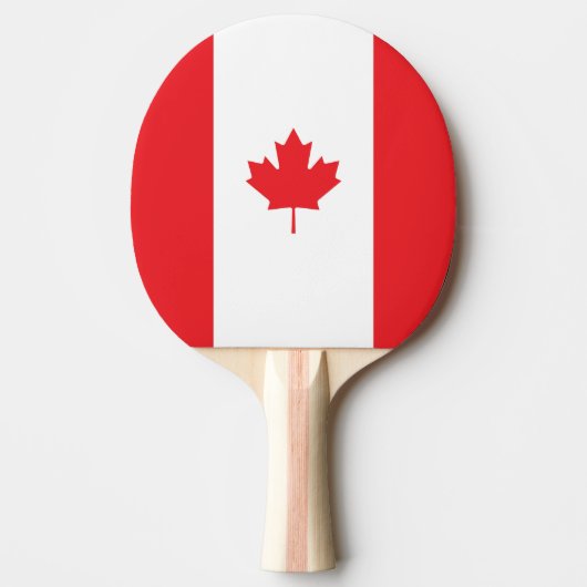 Raquette De Ping Pong Drapeau du Canada (Devant)