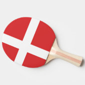 Raquette De Ping Pong Drapeau du Danemark (Côté)