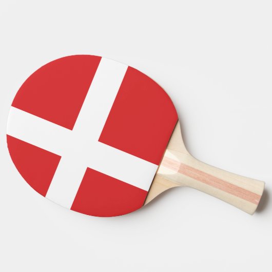 Raquette De Ping Pong Drapeau du Danemark (Côté)